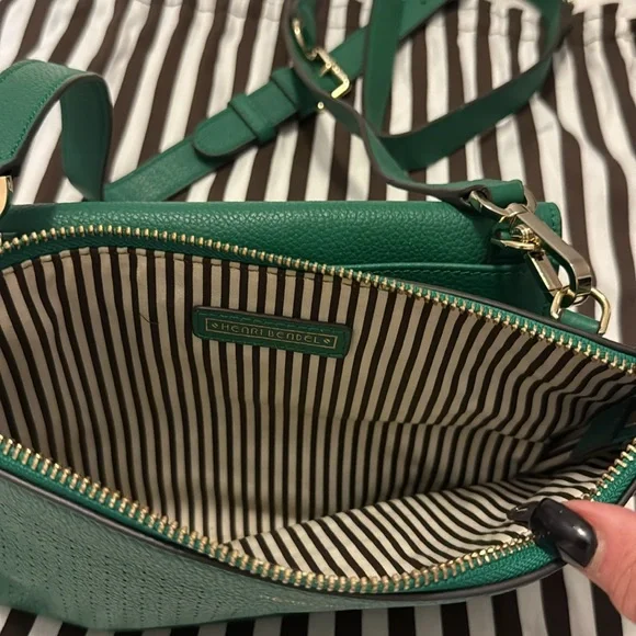 Henri Bendel crossbody 3 in 1 handbag, Kelly green - Picture 6 of 11
